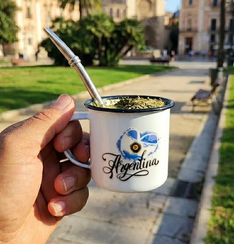 Mate Argentina Blanco